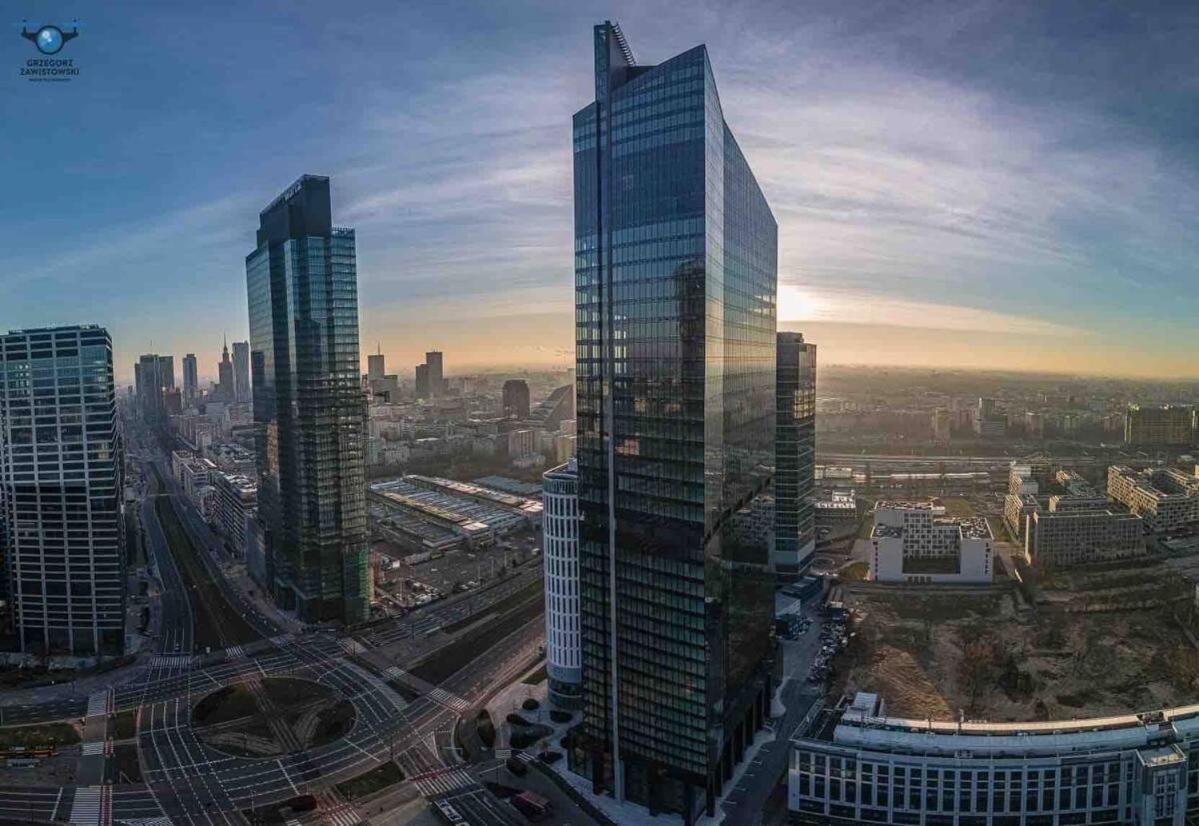 Super Apartment Yellow 2X Metro Fast Wifi 1 Gbs Netflix Panorama Miasta Varsovia Exterior foto