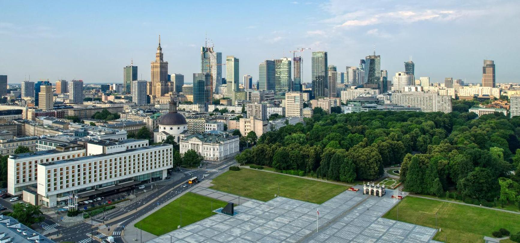 Super Apartment Yellow 2X Metro Fast Wifi 1 Gbs Netflix Panorama Miasta Varsovia Exterior foto
