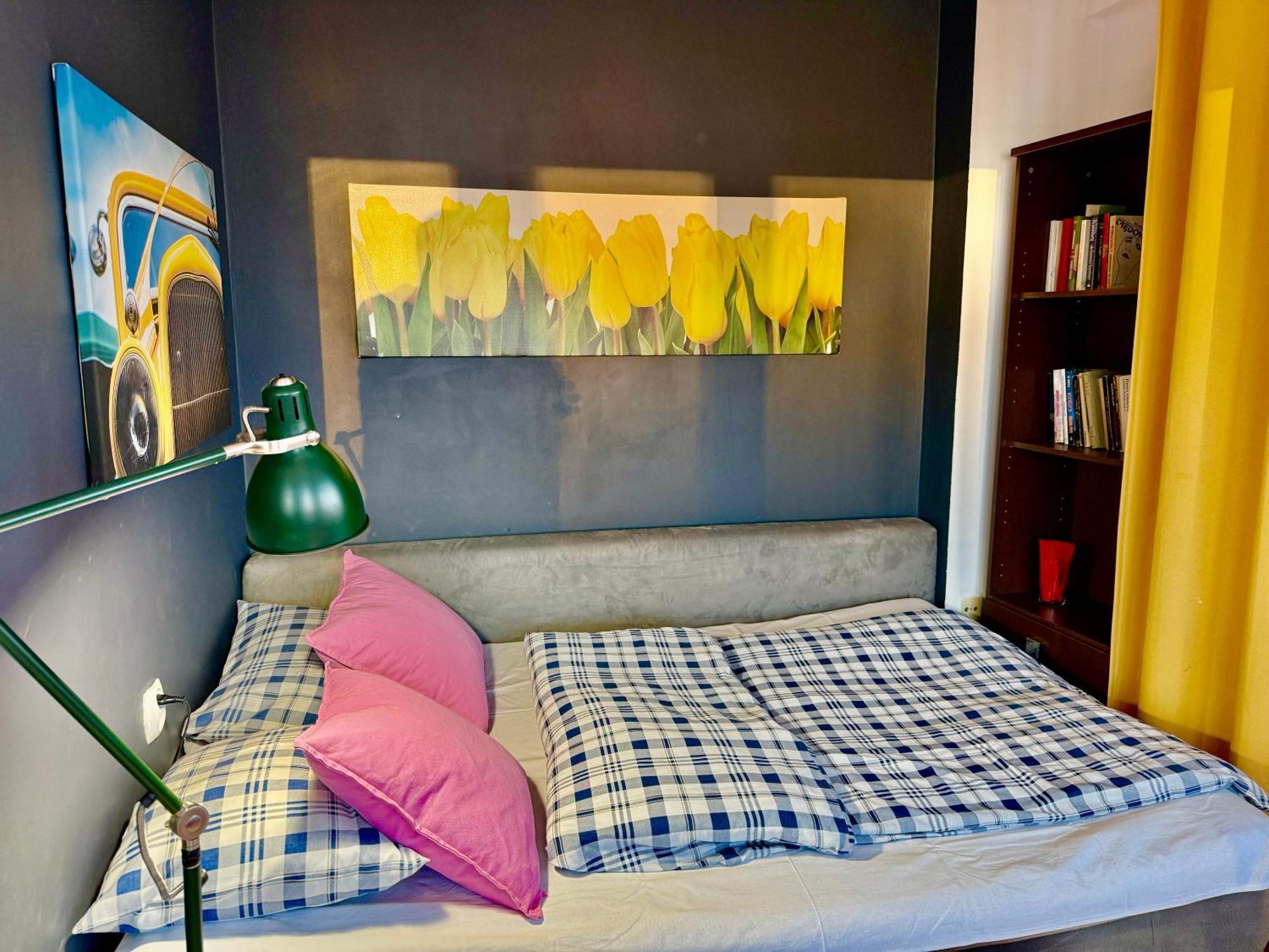 Super Apartment Yellow 2X Metro Fast Wifi 1 Gbs Netflix Panorama Miasta Varsovia Exterior foto