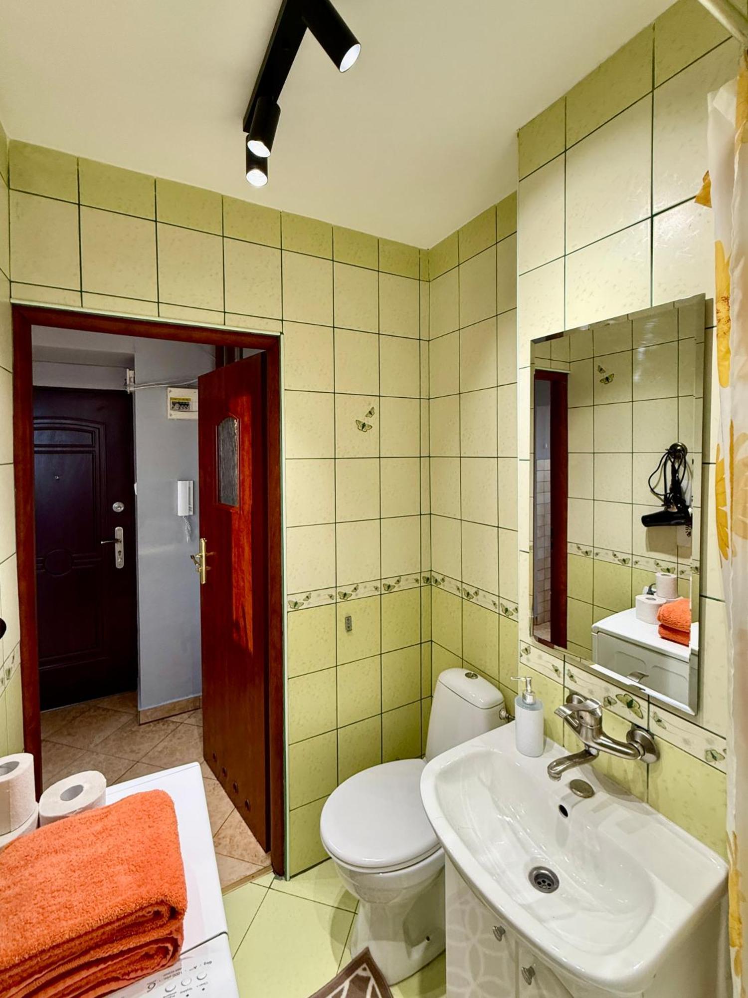 Super Apartment Yellow 2X Metro Fast Wifi 1 Gbs Netflix Panorama Miasta Varsovia Exterior foto